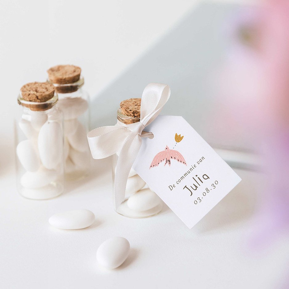 Rechthoekige cadeaulabels