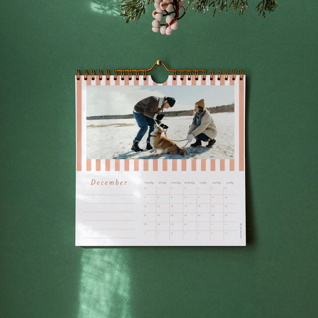 Vierkante wandkalender