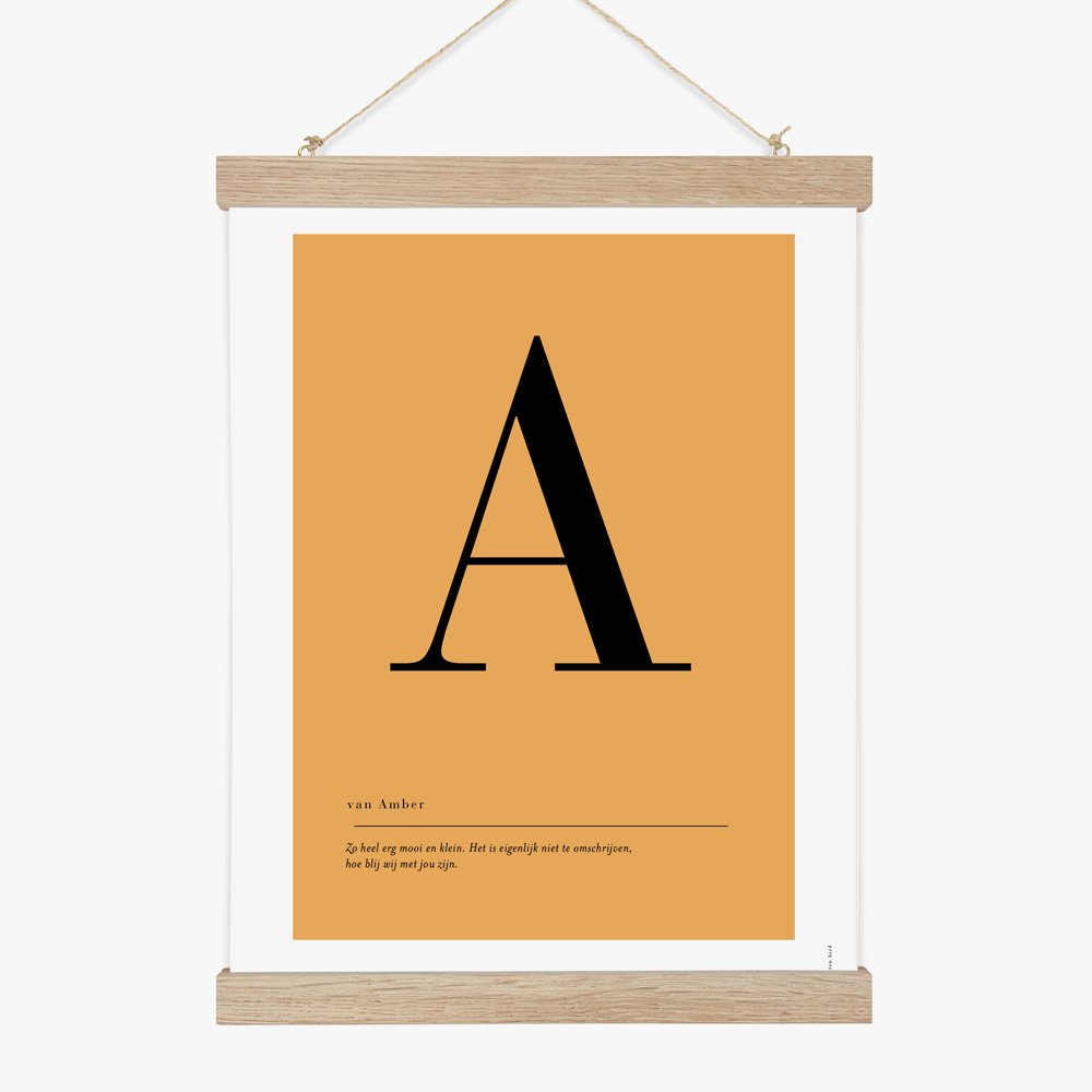 Letter poster