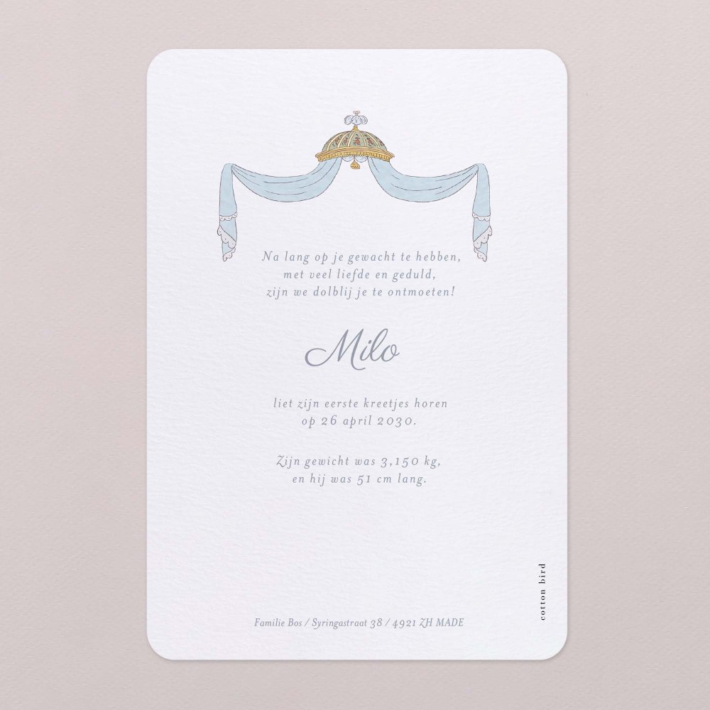 Mijn kleine baldakijn