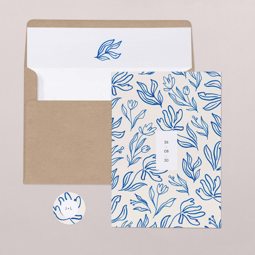 Wild blauw