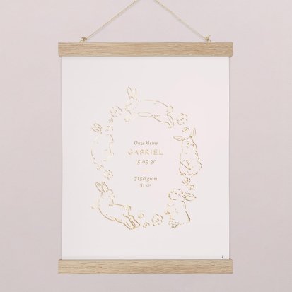 Klein goud konijntje