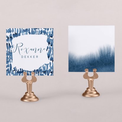 Naamkaart bruiloft  Batik