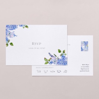 Rsvp trouwkaart  Hortense