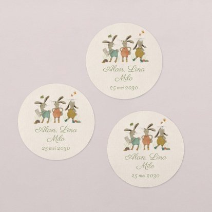 Drie kleine konijntjes