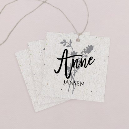 Naamkaart bruiloft  Jasper
