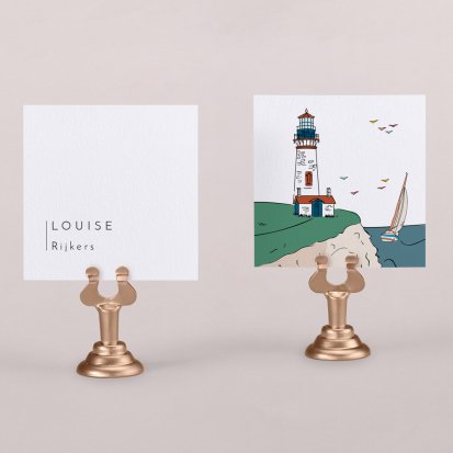 Naamkaart bruiloft  Bretagne