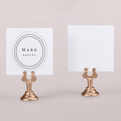 Naamkaart bruiloft  May Fair White