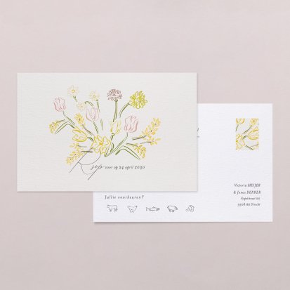 Rsvp trouwkaart  Fontainebleau