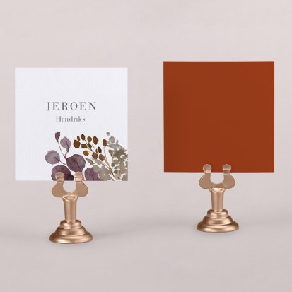 Naamkaart bruiloft  Autumn Violin