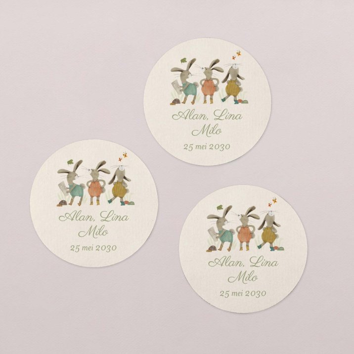 Drie kleine konijntjes